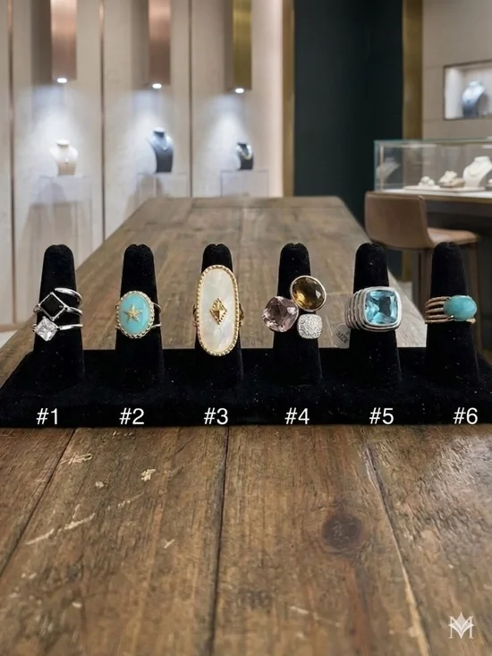 One New Statement Ring – Stainless Steel 14/18k plated Adjustable - Picture 1 of 8